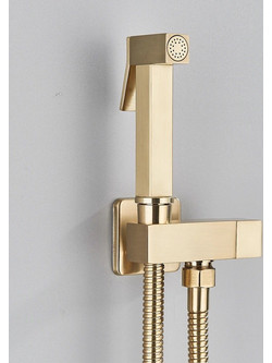 STOCCO Επιτοίχιο Σετ Μπιντέ με Ντουζάκι shut-off ST-502BG BRUSHED GOLD