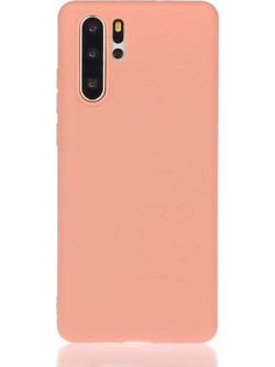 Soft Color Flexible Gel Back Cover Silicone Pink (Huawei P30 Pro)
