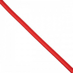 GLOBOSTAR(R) BRAIDEN 77602 Υφασμάτινο Καλώδιο 2 x 0.75mm IP20 - Κόκκινο - Μ100 x Π0.6 x Υ0.6cm