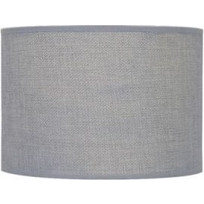 Καπέλο Φωτιστικού Υφασμάτινο Ε27 H14cm Φ20 Heronia-14-0123-Γκρι 14-0123