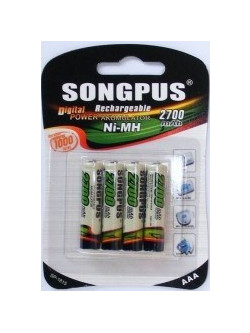 ΕΠΑΝΑΦΟΡΤΙΖΟΜΕΣ ΜΠΑΤΑΡΙΕΣ ΑΑΑ 800 mAh 4 ΤΕΜ