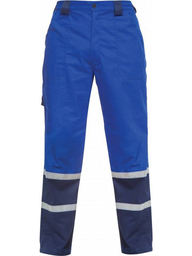 Παντελόνι φόρμα royal blue με αντανακλαστικές ταινίες CHAR EN ISO 13688