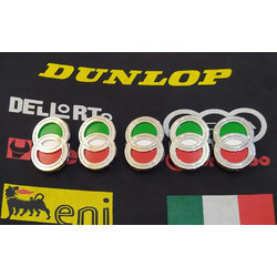 Σήμα στα χρώματα τις Ιταλίας για Gilera Runner/Gilera Nexus 50/125/180/200/250/500cc Καινούργιο γνήσιο