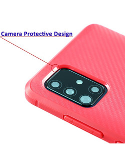 Volte-Tel Carbon Rugged Camera Protective Θήκη Red (iPhone 12 Pro / 12)
