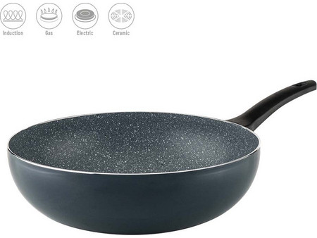 Muhler MR-3033 Wok Αλουμινίου 30cm