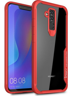 iPaky Survival Case Gel Anti-Fall Cover Huawei Mate 20 Lite Κόκκινο