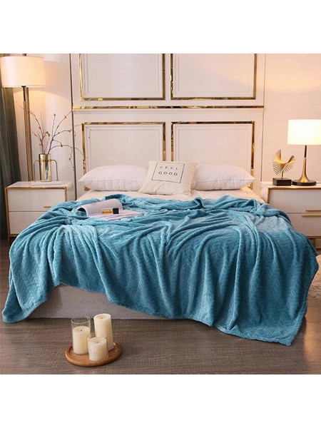 Bonsai Home Κουβέρτα Ανάγλυφη 220 x 240 - Γαλάζια
