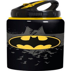 Stor Sport Batman Παιδικό Μπουκάλι Αλουμινίου με Καλαμάκι Μαύρο 710ml