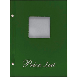 Next price list με παράθυρο basic πράσινο 14x21εκ