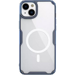 Nillkin Nature Pro MagSafe Back Cover Transparent / Blue (iPhone 15)