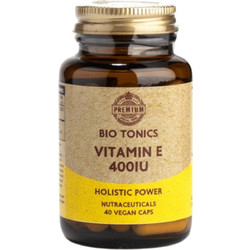 Bio Tonics Vitamin E 400iu 40 Κάψουλες