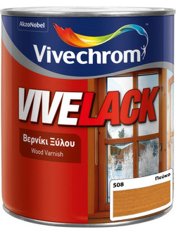 Vivechrom Vivelack 508 Βερνίκι Επιφάνειας Ξύλου Διαλύτου Gloss Πεύκο 0.75lt