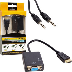 POWERMASTER HDMI TO VGA + AUDIO CONVERTER