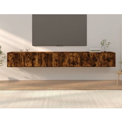 vidaXL Έπιπλο Τηλεόρασης Ξύλινο Δρυς Μ100xΠ34.5xΥ40cm 3188379