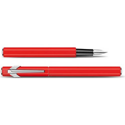 Caran D' Ache Πένα 849 Plume Classic Metal Red Fountain Pen