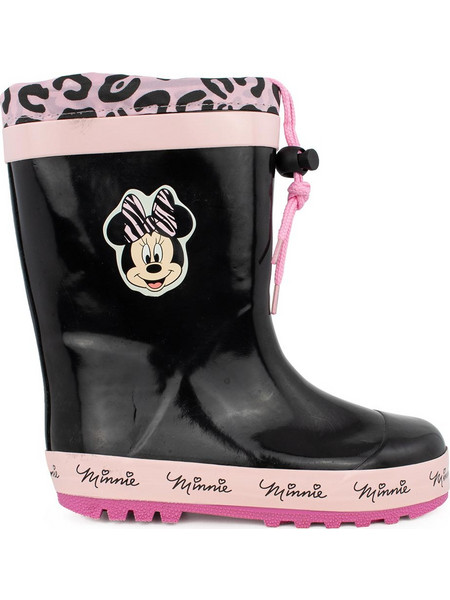 Disney Minnie Mouse Παιδική γαλοτσα για κορίτσι σε συνθετικό υλικό MN009298 Μαύρο
