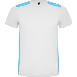 Roly Ανδρικό Αθλητικό T-Shirt Λευκό CA6652