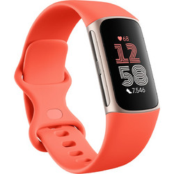 Fitbit Charge 6 Coral Band Champagne