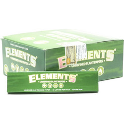 Χαρτάκια στριφτού ELEMENTS UNREFINED KS SLIM (ΜΕ 32 ΑΚΑΤΕΡΓΑΣΤΑ ΦΥΛΛΑ) κουτί των 50τεμ