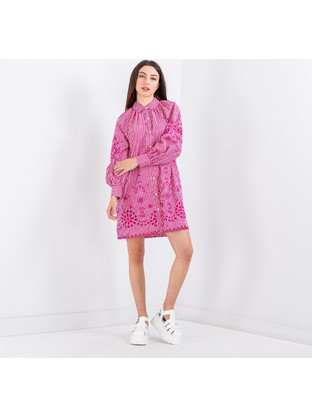 Scotch & Soda Mini Καθημερινό Φόρεμα Φούξια 172117-SC6023
