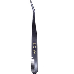 Indiva two-in-one eyelash applicator and lash + brow comb