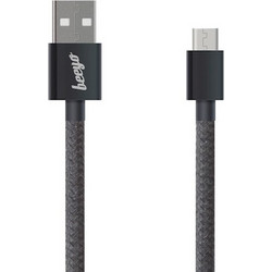 Beeyo Twine micro-USB cable black 1m