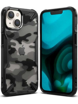 Ringke Fusion X Design Back Cover Camo Black (iPhone 14)