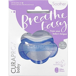 Curaprox Breath Easy Σιλικόνη Μπλε 8-18m