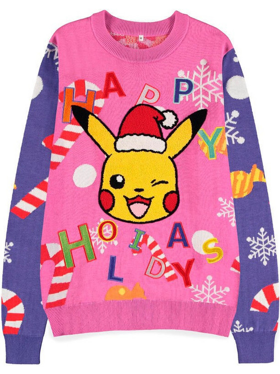 Pokemon Pikachu Patched Christmas Jumper - KW575772POK