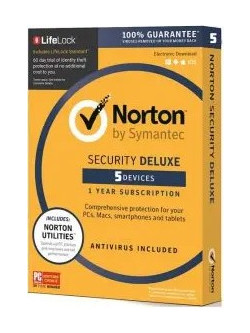 Norton Security Deluxe (5 Devices / 1 Year)