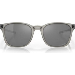 Oakley Ojector OO9018 09 Ανδρικά Γυαλιά Ηλίου Ορθογώνια Κοκάλινα Γκρι με Μαύρο Καθρέπτη Φακό