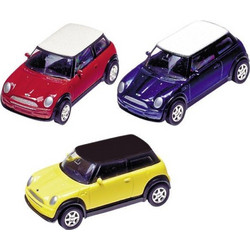 Goki Αυτοκινητάκια Mini Cooper 2001 Διάφορα Χρώματα 12τμχ 23897-ΒΠ-2