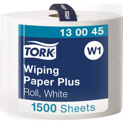 Βιομηχανικό Ρολό Λευκό 2φυλλο 510m 1 Ρολό Tork Wiping Paper Plus 130045