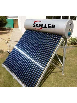 Soller Ηλιακός Θερμοσίφωνας 175lt Inox Διπλής Ενέργειας