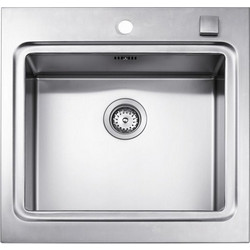Teka Cube 60 Επικαθήμενος Νεροχύτης Inox Σατινέ