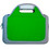 Vigo GoWireless Τσάντα Laptop Χειρός 10" Green