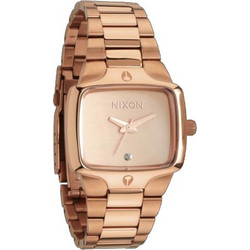 Nixon Small Player Γυναικείο Ρολόι με Ροζ Χρυσό Μεταλλικό Μπρασελέ A-300-897
