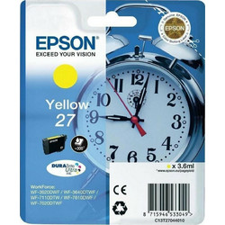 Epson 27 Yellow Μελάνι Εκτυπωτή Inkjet C13T270440