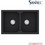Sanitec Ultra Granite 818 Υποκαθήμενος Νεροχύτης Γρανίτη Αντιστρεφόμενος Ματ Grafite 86x50cm