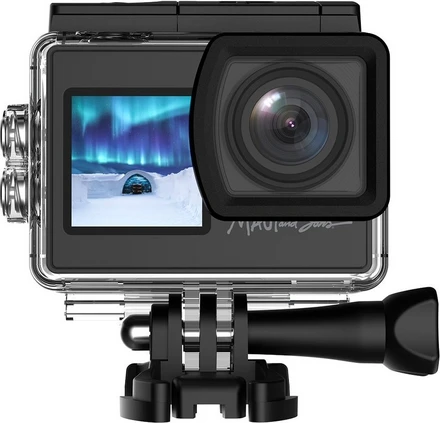 Action Camera Egoboo MUSJ4000BLK X Maui And Sons Action Eye Action Camera 4K Ultra HD με Οθόνη 2" Μαύρη