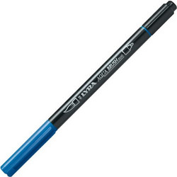 Μαρκαδόροι Lyra Aqua Brush Duo Prussian blue L6520051