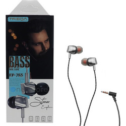 Treqa EP-765 Handsfree In-Ear 3.5mm Grey