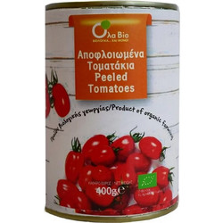 Τοματάκια ολόκληρα αποφλοιωμένα OlaBio 400g ΒΙΟ
