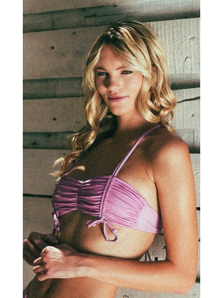 C266 Bikini Top cup B Ροζ