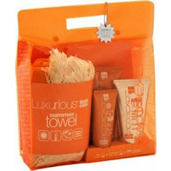 InterMed Luxurious Summer Towel & Face Cream SPF50 75ml & Sunscreen Body Cream SPF30 200ml & After Sun Cooling Gel 150ml
