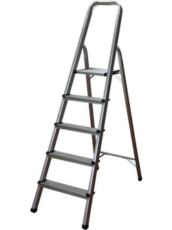 Prostep Σκάλα Αλουμινίου 4+1 Σκαλοπάτια PS1205