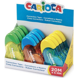 Carioca BLANCO Διορθωτική Ταινία Διάφορα Χρώματα 20mm 33005