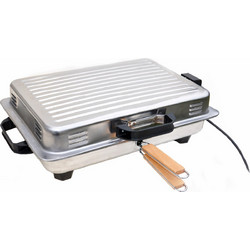Roller 20207 Ηλεκτρική Ψησταριά Σχάρας 1200W με Καπάκι 38x24.5cm