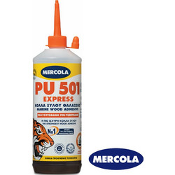 Mercola PU 501 Κόλλα Ξύλου Θαλάσσης Πολυουρεθάνης Express D4 750gr 10131