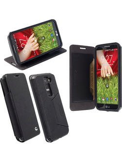 KRUSELL MALMO ΘΗΚΗ LG G2 MINI LEATHER FLIPCOVER STAND BLACK